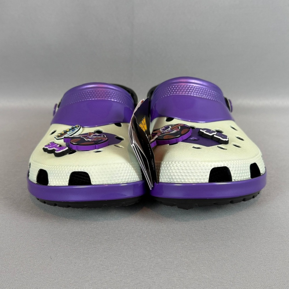 Crocs Frieza Dragon Ball Z Classic Clogs Mens 11 White Purple 211202-90H New NWT - Picture 3 of 8